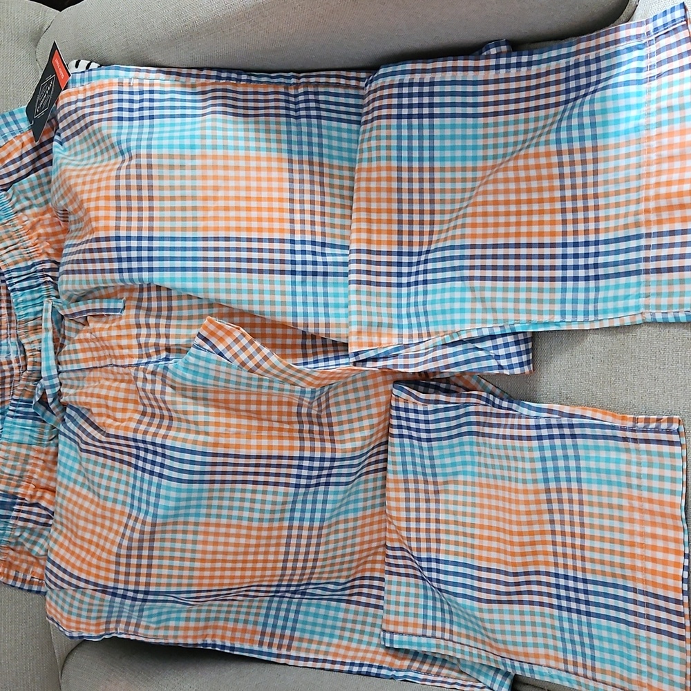 St Johns Bay Size Large Woven Multi Check Pajama Pants Sleepwear